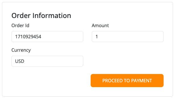 Order Page